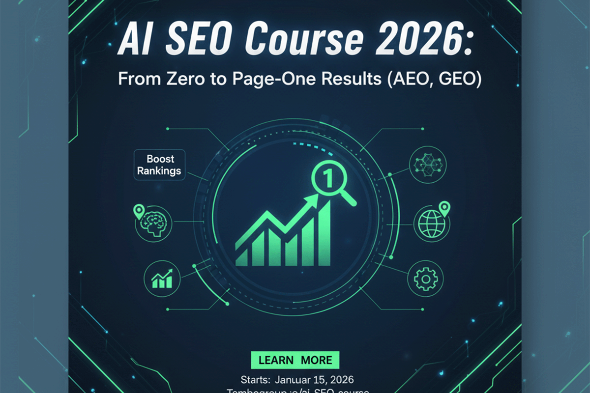 AI SEO Course 2026: From Zero to Page-One Results (AEO, GEO)